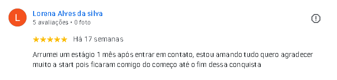 Avaliação de parceiro Start Profissional 4